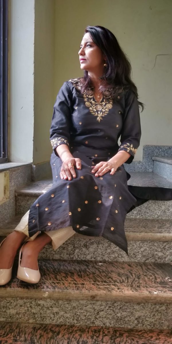 Kurta Bottom Handcrafted Zari Zardoji